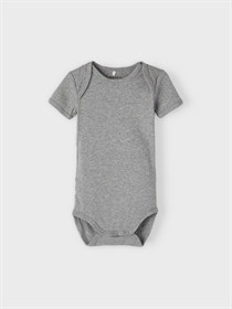 NAME IT 3-Pak ØKO Body Kortærmet Cirkus Grey